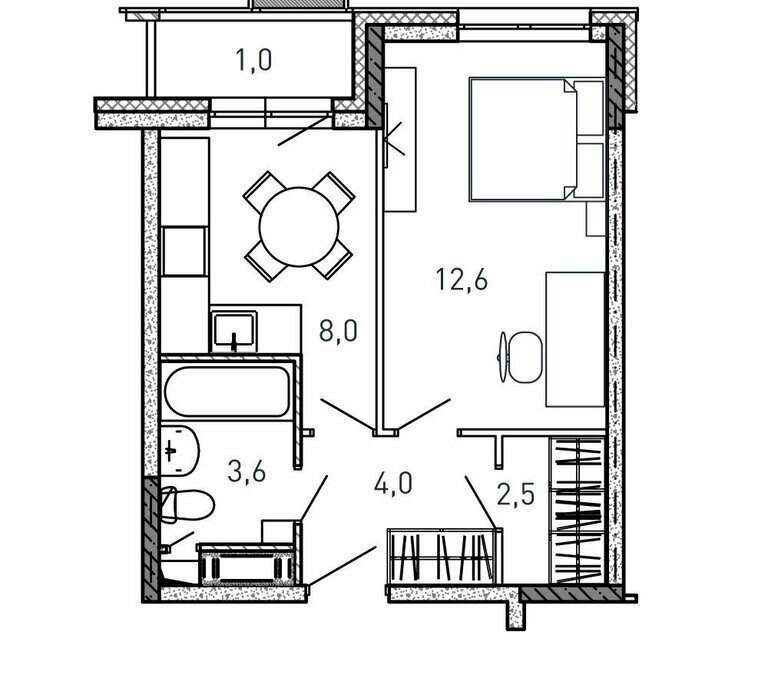 квартира г Балашиха ул Твардовского 36к/4 Кучино фото 1