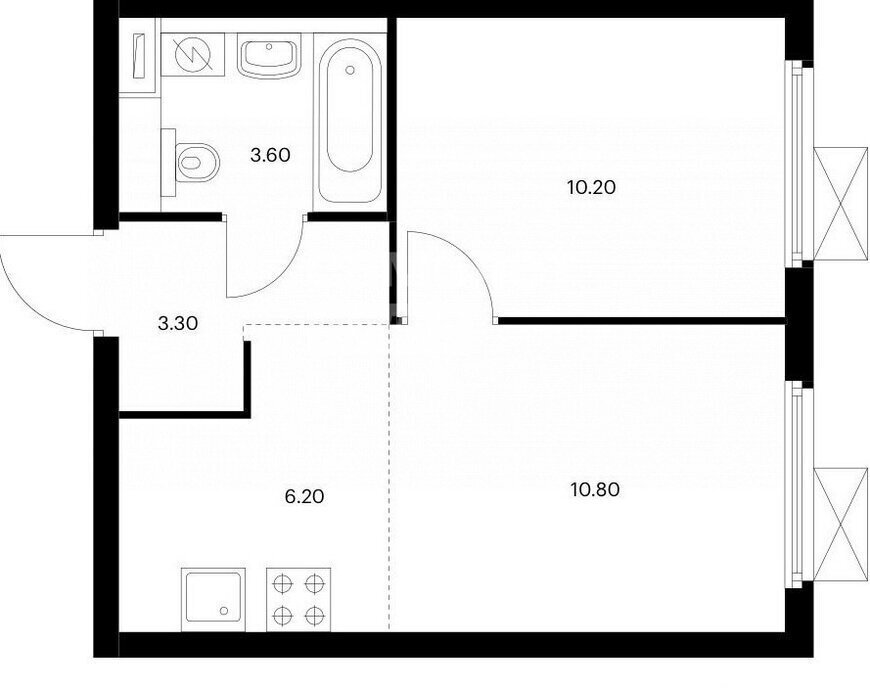 квартира г Москва метро Владыкино проезд Сигнальный 16к/1 фото 4