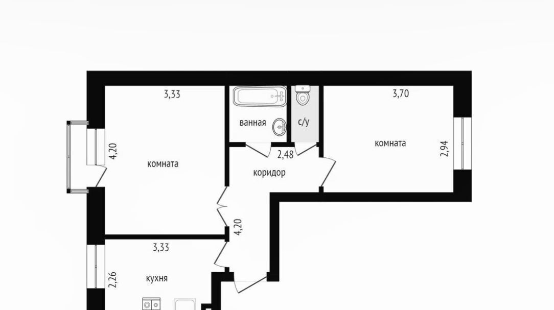 квартира г Новосибирск р-н Ленинский ул Большая 650 Площадь Маркса фото 1