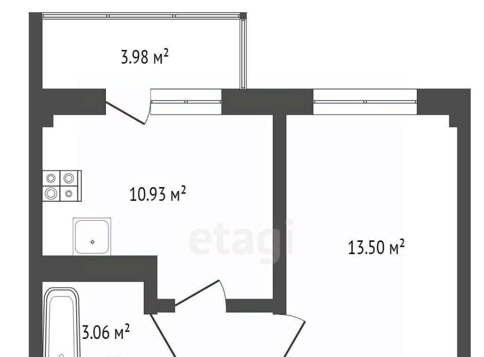 квартира г Ханты-Мансийск ул Югорская 17 фото 2