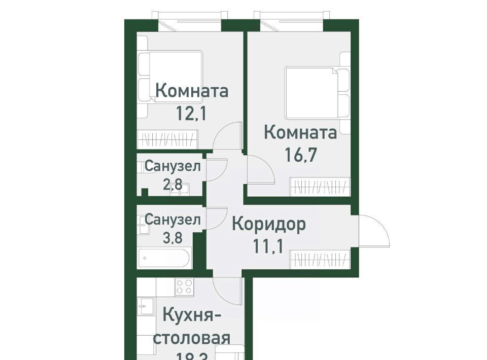 квартира г Челябинск Западный фото 1