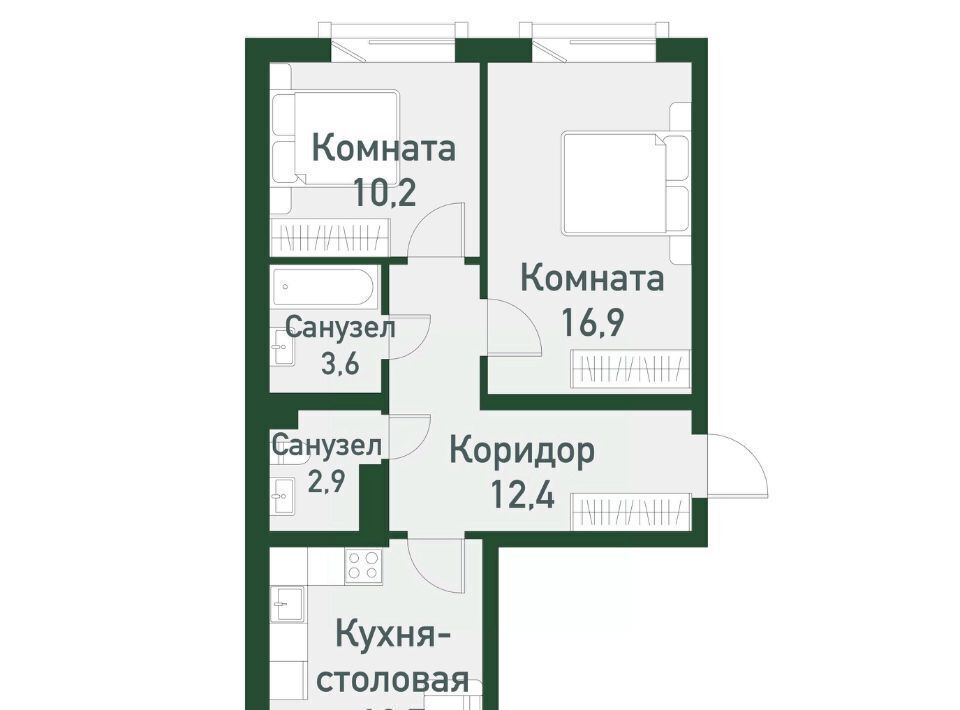 квартира г Челябинск Западный фото 1