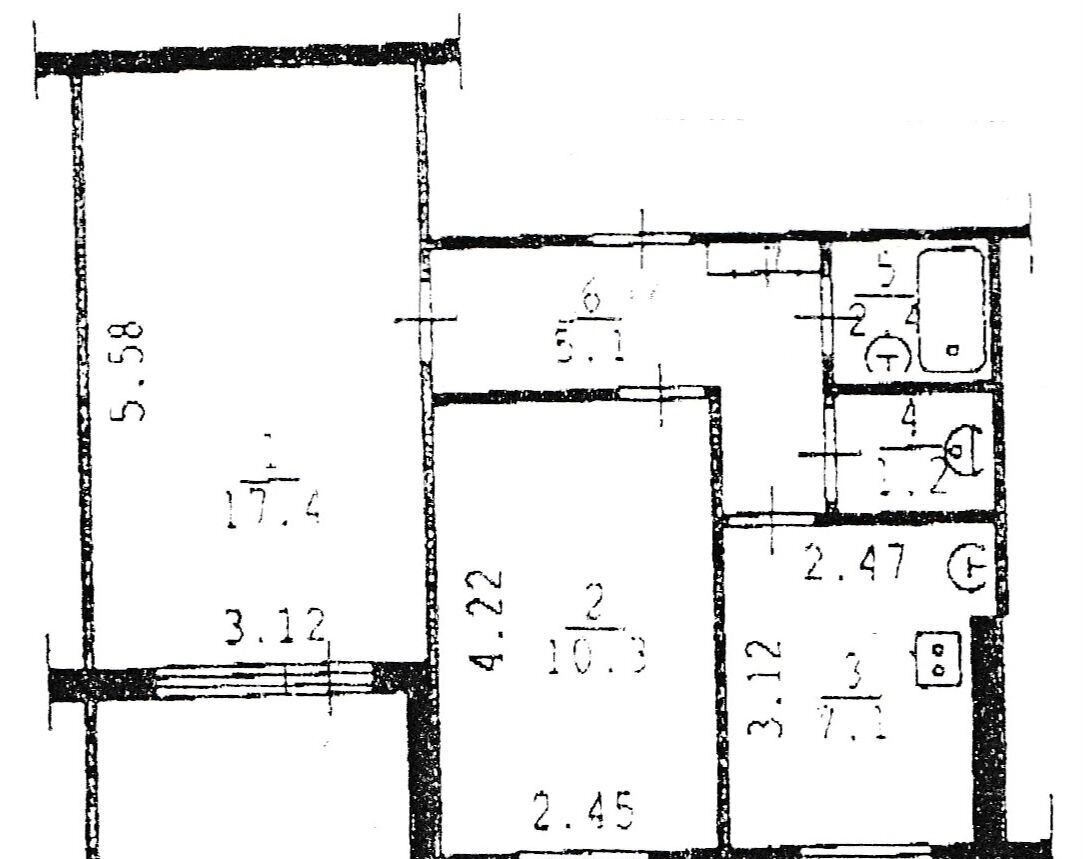 квартира г Егорьевск 2-й мкр-н, 8 фото 24