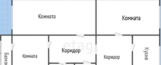 квартира г Курск Волокно пр-кт Ленинского Комсомола 75 м-н фото 21
