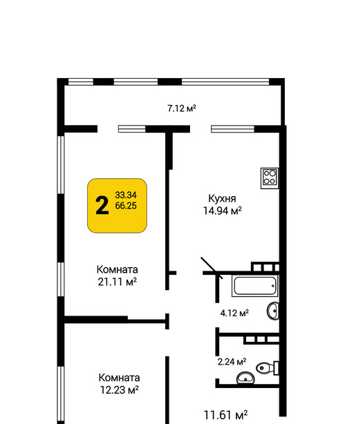 квартира г Воронеж р-н Центральный ул Шишкова 140б/3 фото 1