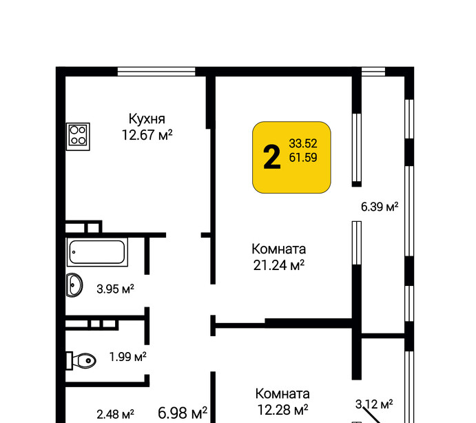 квартира г Воронеж р-н Центральный ул Шишкова 140б/3 фото 1