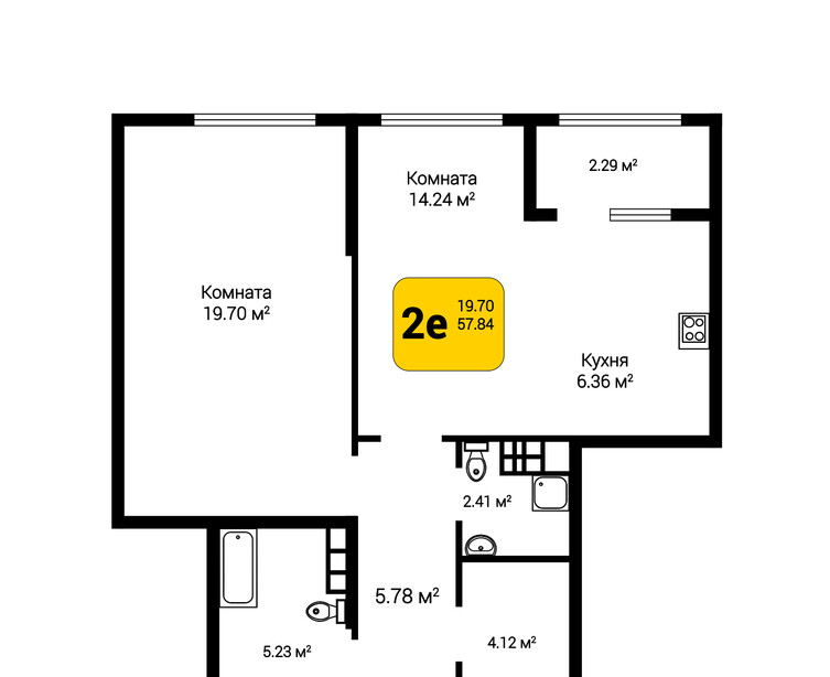 квартира г Воронеж р-н Центральный ул Шишкова 140б/3 фото 1