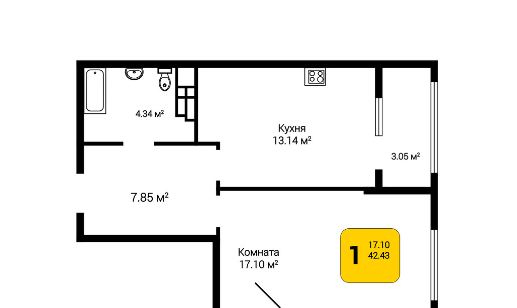 квартира г Воронеж р-н Центральный ул Шишкова 140б/3 фото 1