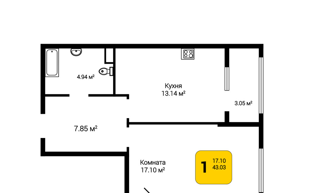 квартира г Воронеж р-н Центральный ул Шишкова 140б/3 фото 1