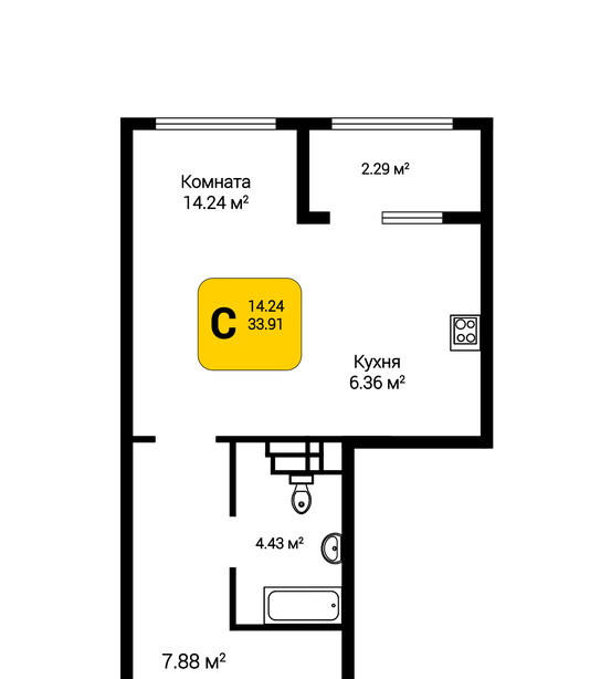 квартира г Воронеж ул Шишкова 140б/3 фото 1