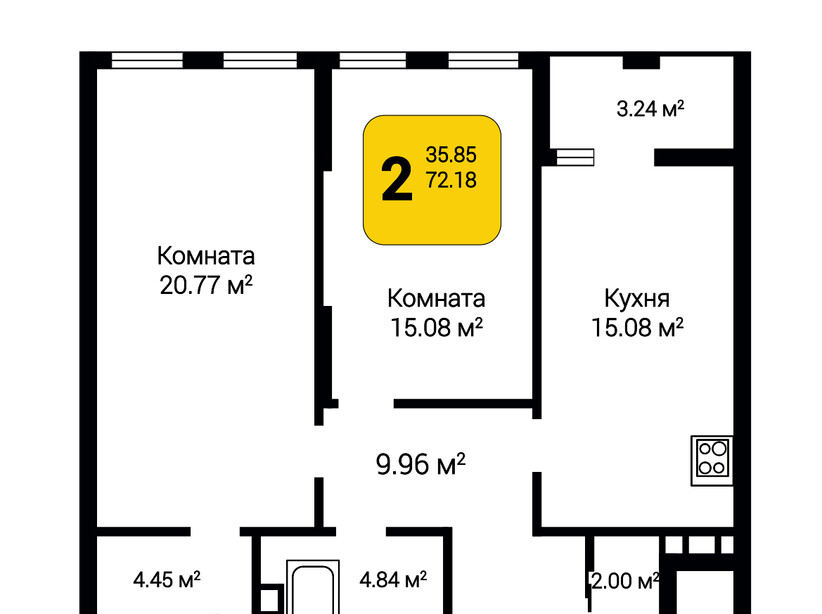 квартира г Воронеж р-н Центральный ул Шишкова 140б/3 фото 1