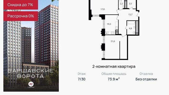 метро Аннино ЖК Варшавские Ворота 2/4 фото