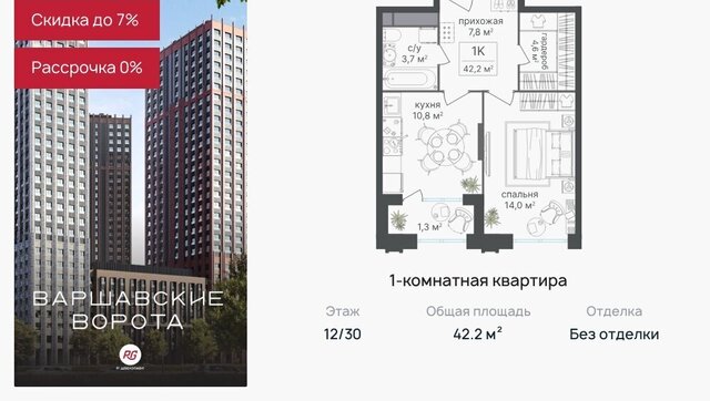 метро Аннино ЖК Варшавские Ворота 2/4 фото