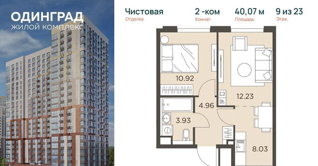р-н мкр Клубничное поле ЖК «Одинград. Квартал «Семейный»» Рассказовка фото