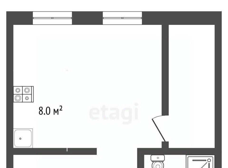 квартира г Омск р-н Кировский пр-кт Комарова 22к/1 фото 2