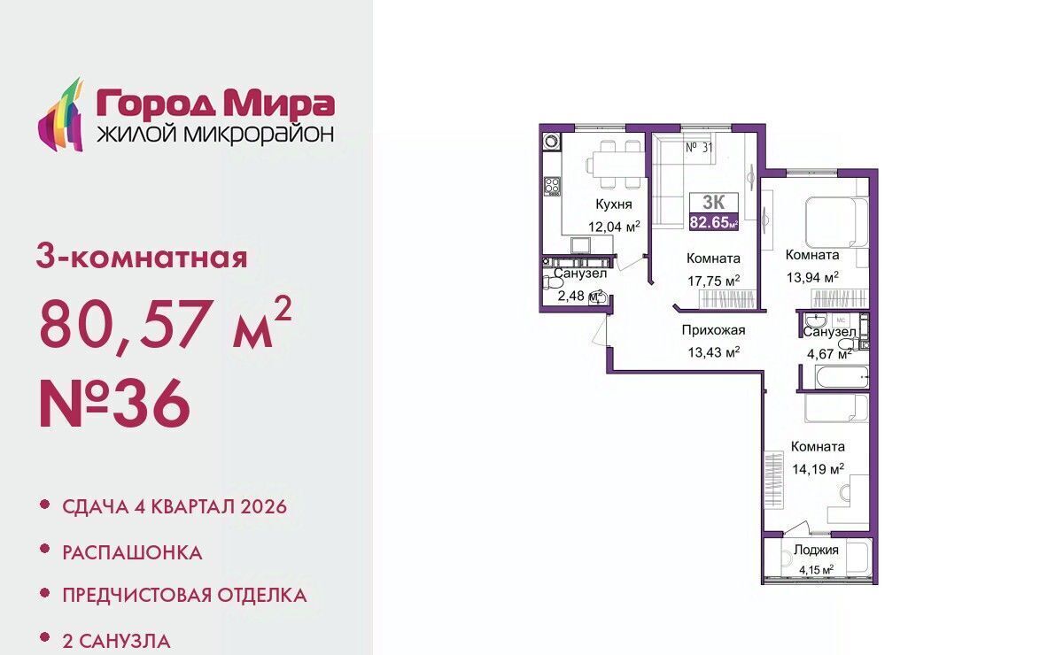 квартира г Симферополь р-н Центральный ул Батурина фото 1