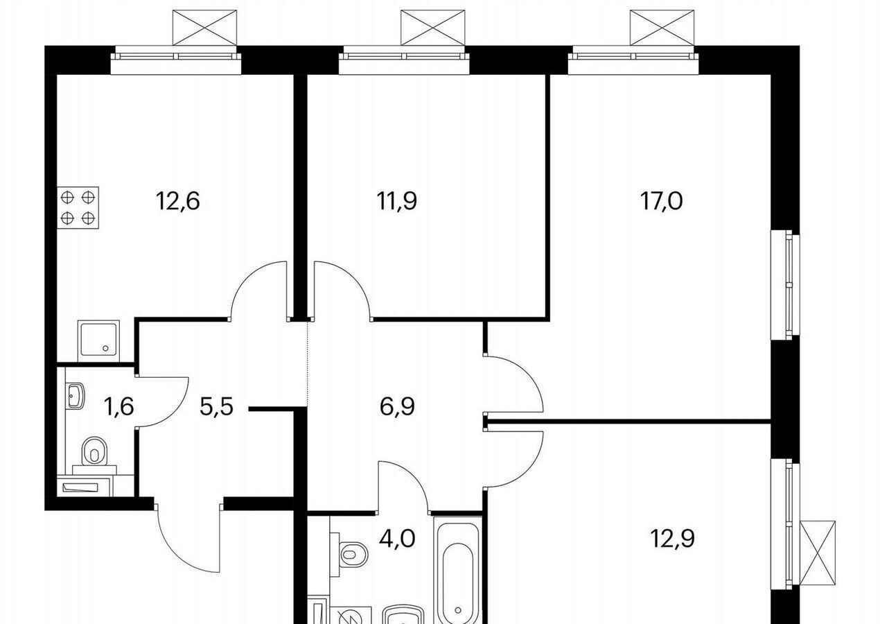 квартира г Москва метро Братиславская ул Люблинская 20 корп. 18, вл. 72 фото 1