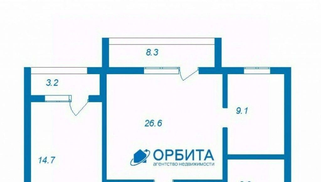 квартира г Тюмень р-н Центральный ул Салтыкова-Щедрина 55 фото 12