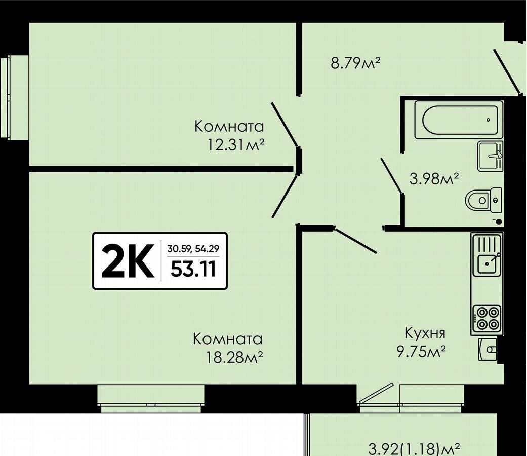 квартира г Иваново р-н Фрунзенский ул Дальняя Балинская 82 фото 1