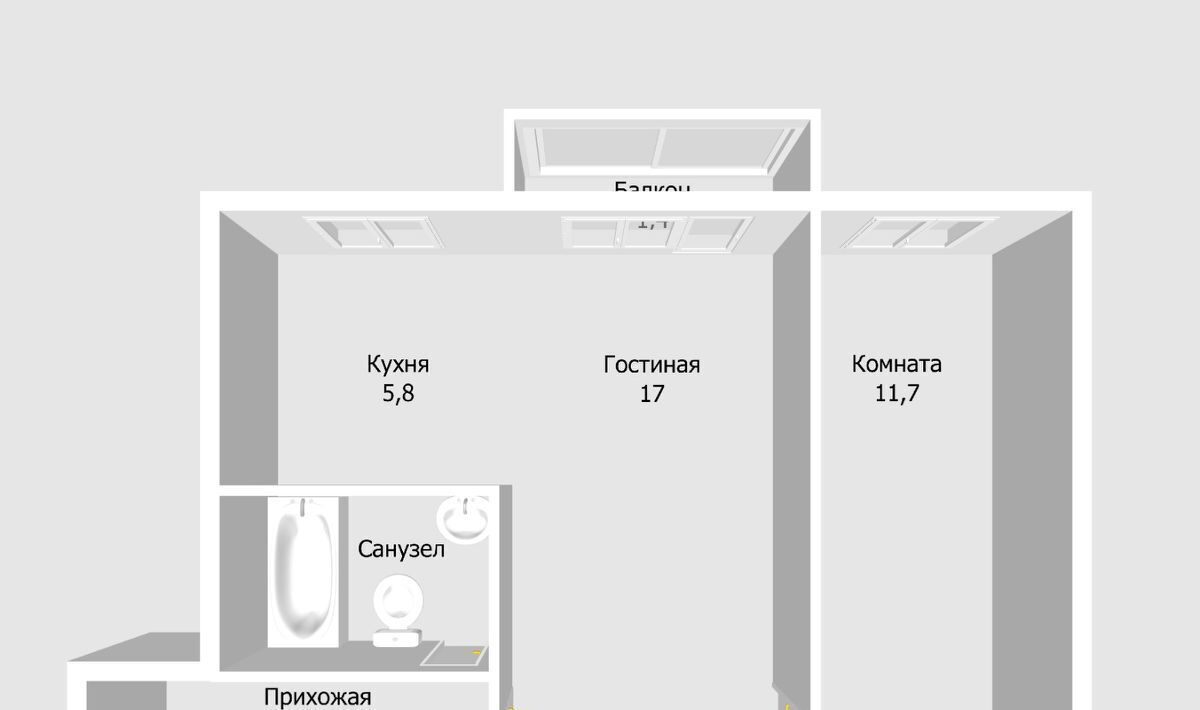 квартира г Нижний Новгород Горьковская ул Сестер Рукавишниковых 16/9 фото 16