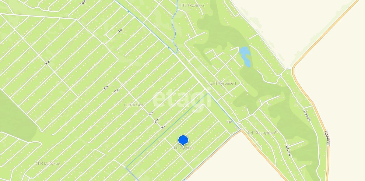 земля г Бердск Бердское шоссе, СНТ Луговое фото 2