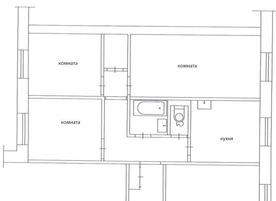 квартира г Красноярск р-н Железнодорожный ул Северо-Енисейская 52 фото 18