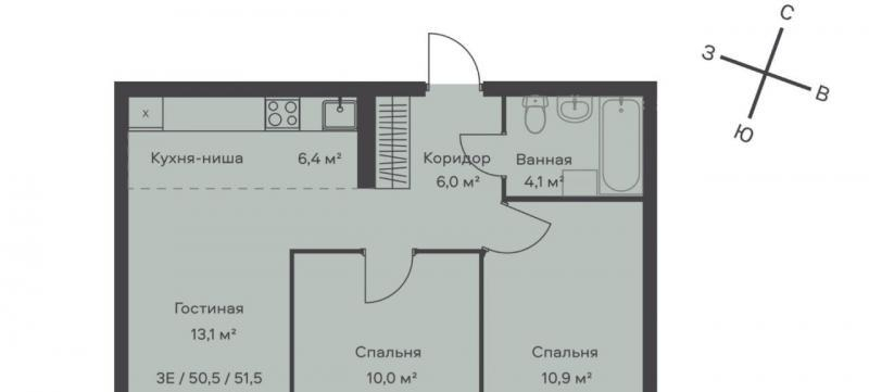 квартира г Пермь р-н Индустриальный Новоплоский ул Малая 6 фото 2
