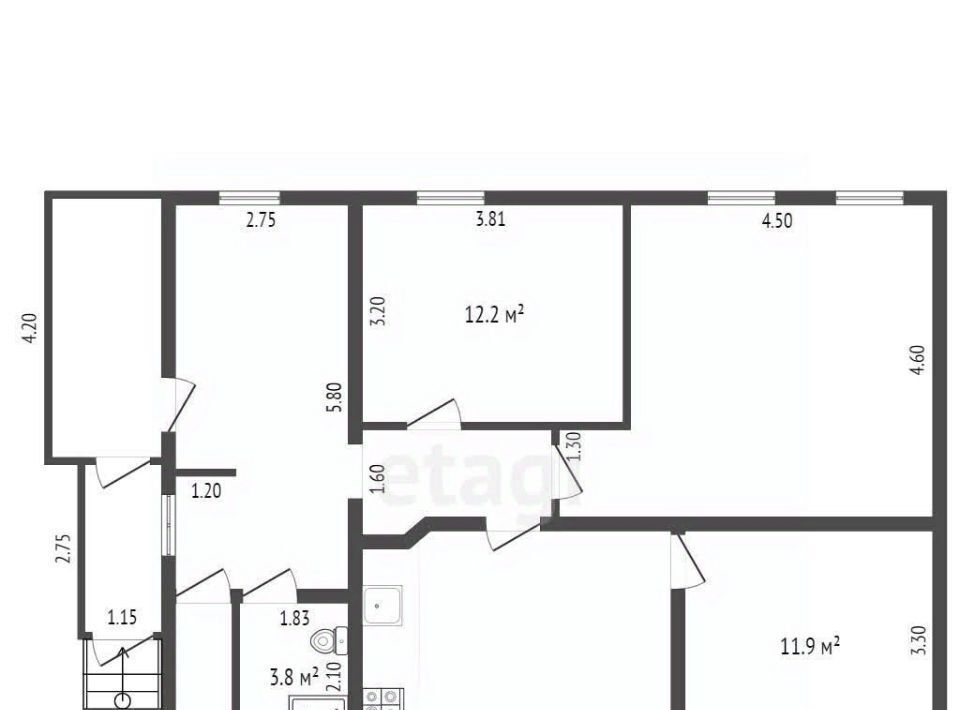 квартира р-н Борисоглебский г Борисоглебск ул Линейная 43 фото 2