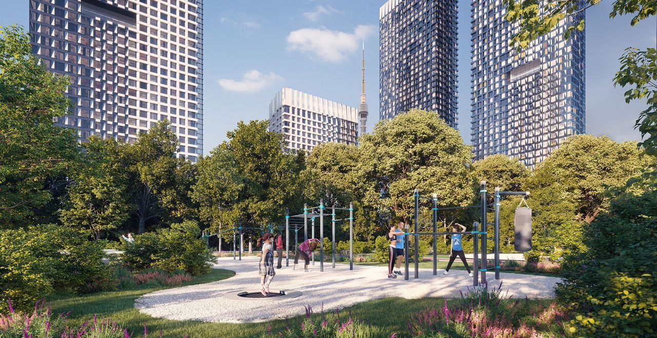 квартира г Москва метро Бутырская проезд Огородный Квартал небоскребов Upside Towers з/у 4/7 фото 11