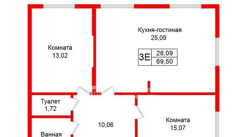 квартира р-н Всеволожский г Мурино ул Екатерининская 14 Девяткино фото 2
