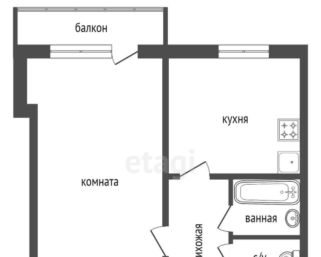 квартира г Красноярск ул Академика Киренского 122 фото 18