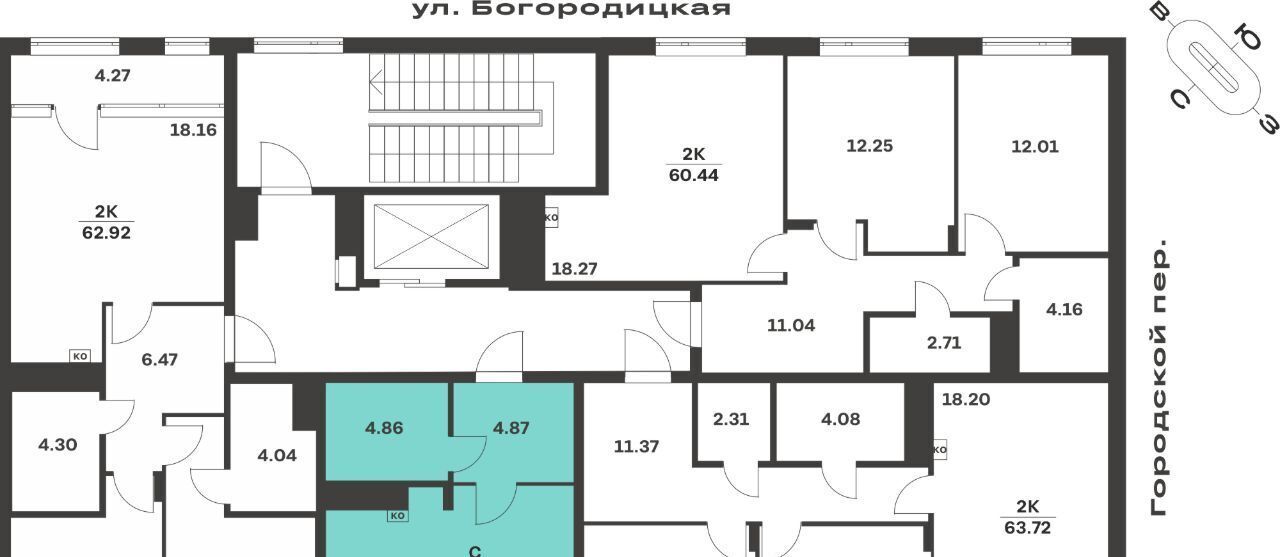 квартира г Тула р-н Центральный ул Богородицкая 8в фото 2