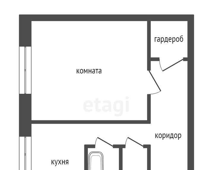квартира г Сосновоборск ул Новоселов 6 фото 10