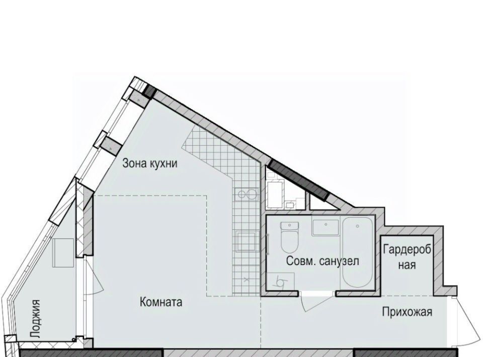 квартира г Казань метро Горки ЖК «Унай» Седьмое Небо жилрайон фото 1