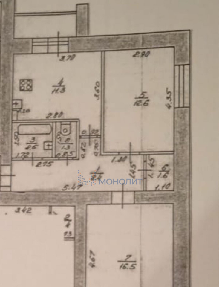 квартира г Нижний Новгород Горьковская ул Максима Горького 142 фото 15