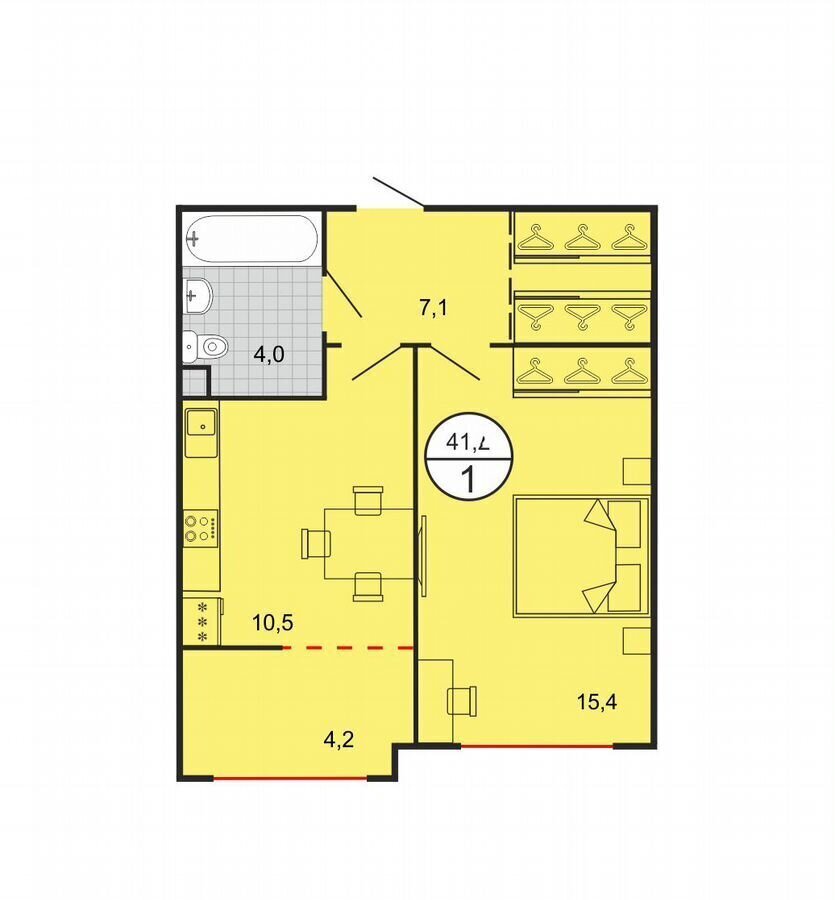 квартира г Георгиевск ул Филатова 60/3 фото 1