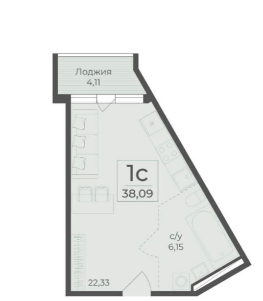 квартира г Ялта ш Южнобережное секц. 1-2 фото 2