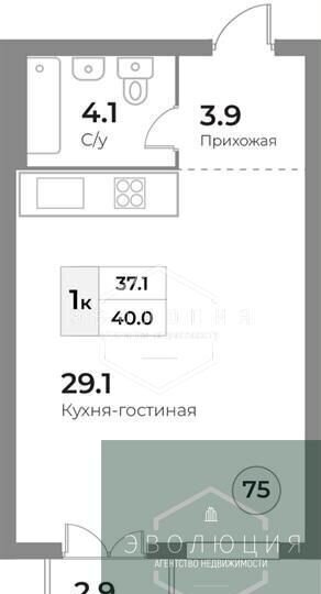 квартира р-н Зеленоградский г Зеленоградск ул Тургенева ЖК «Апартаменты на ул. Тургенева» фото 1