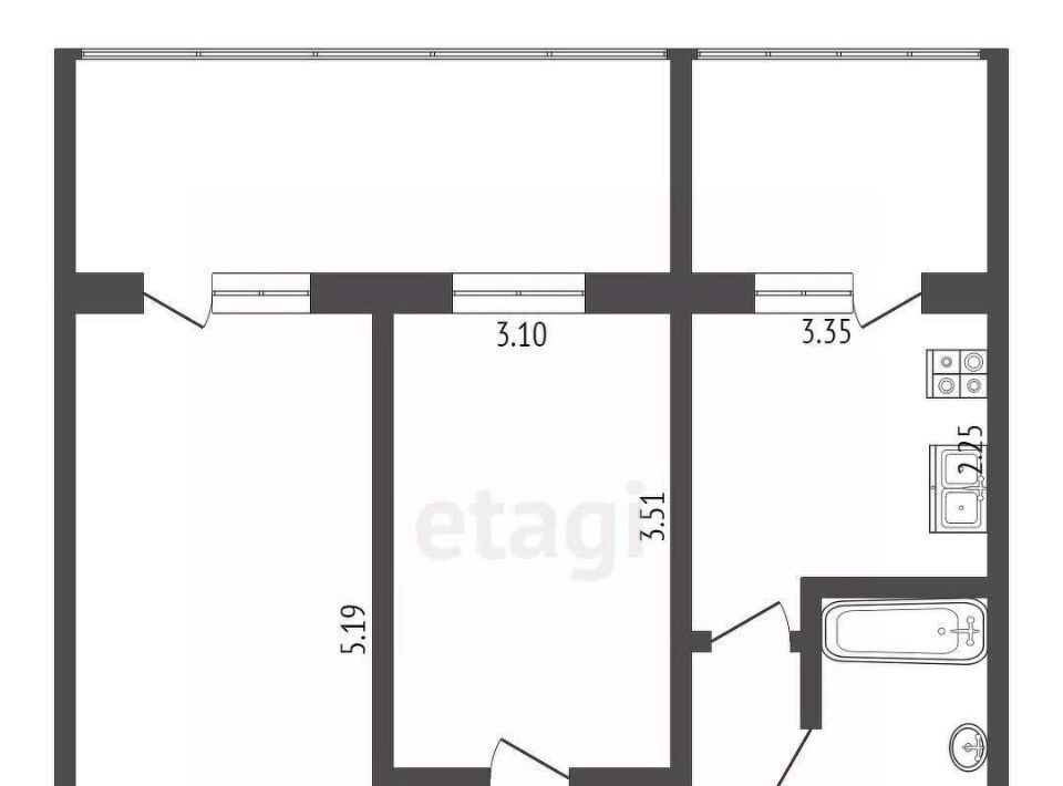 квартира г Сыктывкар ул Тентюковская 330 фото 2