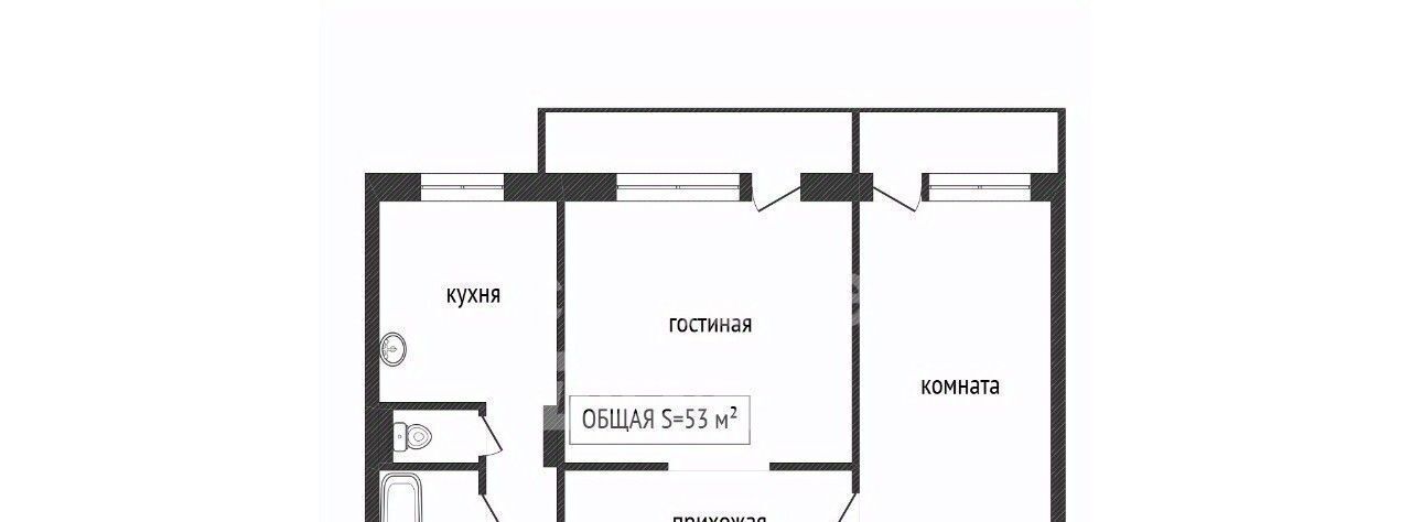 квартира г Полысаево ул Космонавтов 77/3 Ленинск-Кузнецкий муниципальный округ фото 2