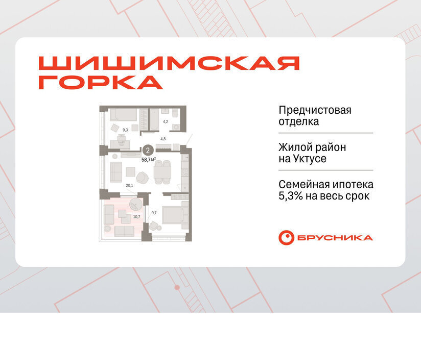 квартира г Екатеринбург Ботаническая улица Гастелло, 19А фото 1