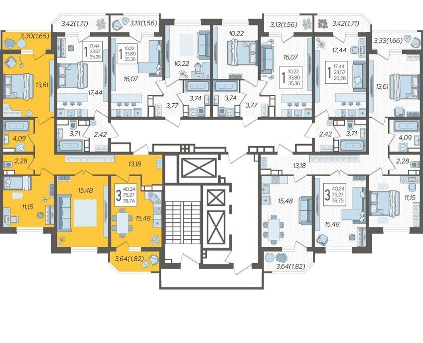 квартира г Краснодар ул Уральская 87/7 фото 2