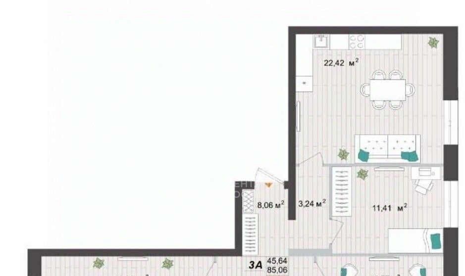 квартира г Казань метро Горки ул Ярдем 23 фото 2