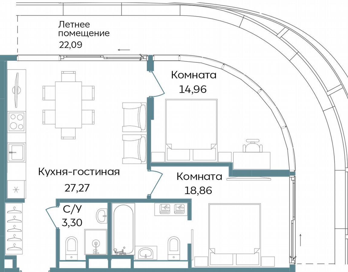 квартира г Саки ул Морская 3 фото 1