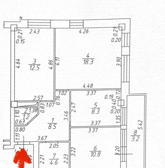 квартира г Набережные Челны р-н Автозаводский б-р Цветочный 12а фото 2