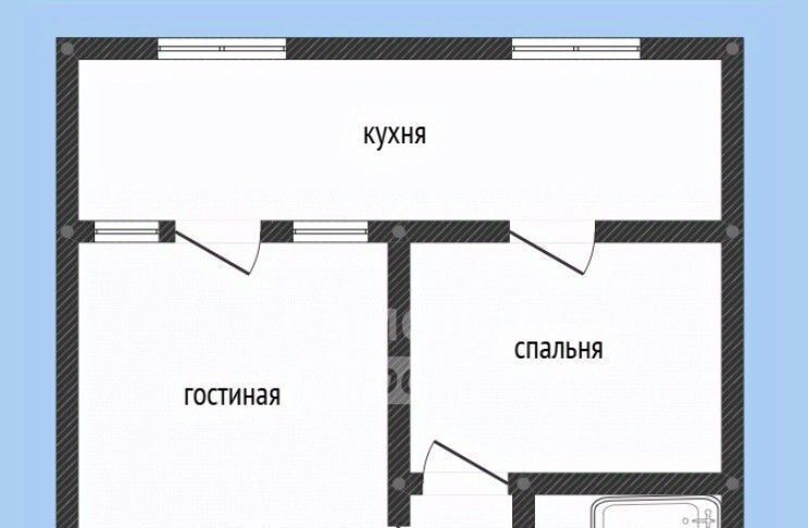 квартира г Махачкала Советский, ул. Магомеда Гамзатова, 7 фото 2