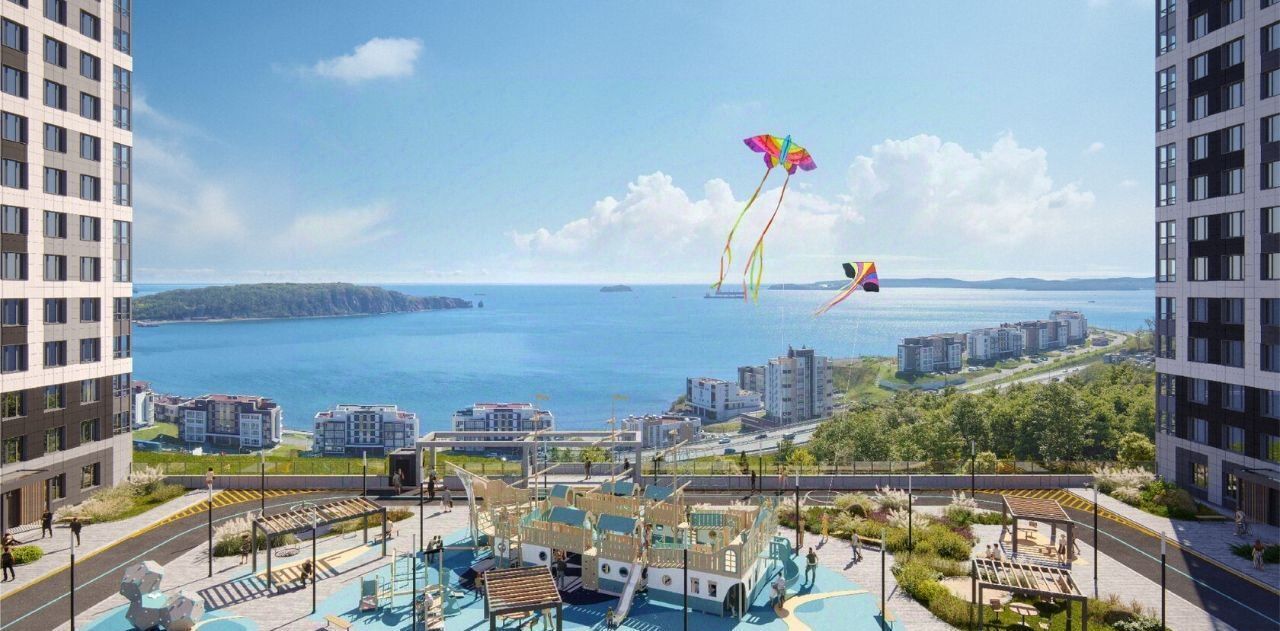 квартира г Владивосток р-н Первомайский ЖК Посейдония 1/2 фото 10