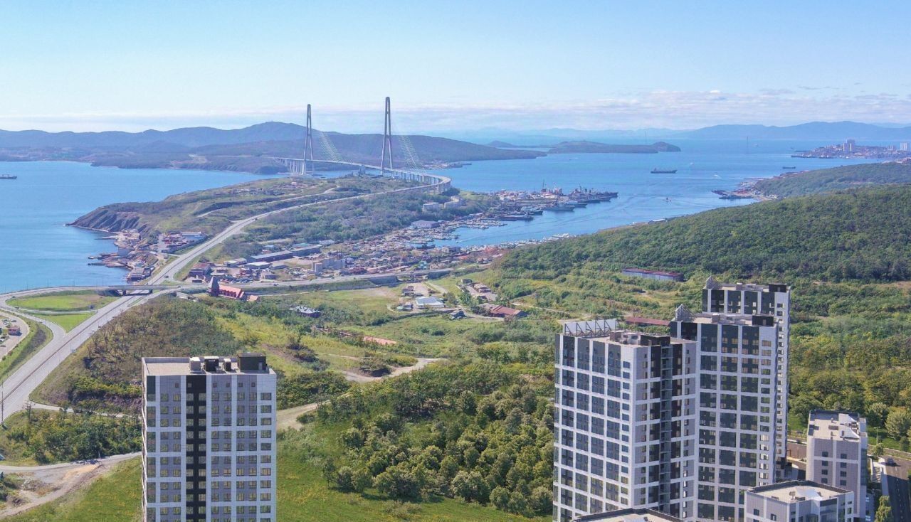 квартира г Владивосток р-н Первомайский ЖК Посейдония 5 фото 7