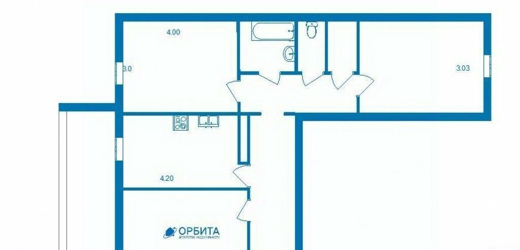квартира г Тюмень р-н Калининский ул Инженерная 72 фото 28