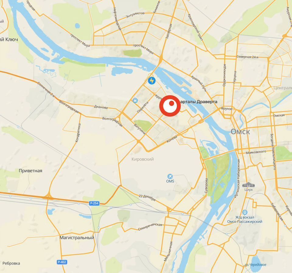 квартира г Омск р-н Кировский ул Крупской 3 Кварталы Драверта Кировский АО фото 4